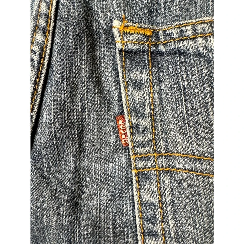 Levis 501 Straight Leg Jeans Men 36x34 Blue Denim Mid Rise Button Fly Streetwear